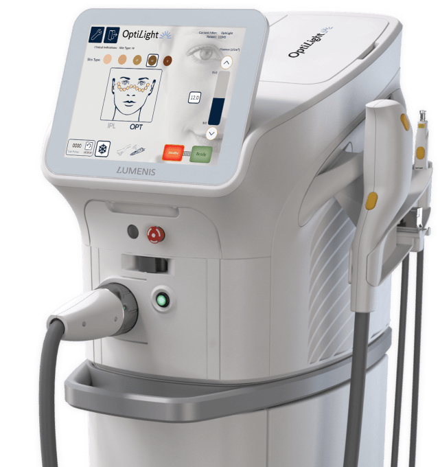 Lumenis OptiLIGHT dry eye therapy device with touchscreen display and handheld applicator