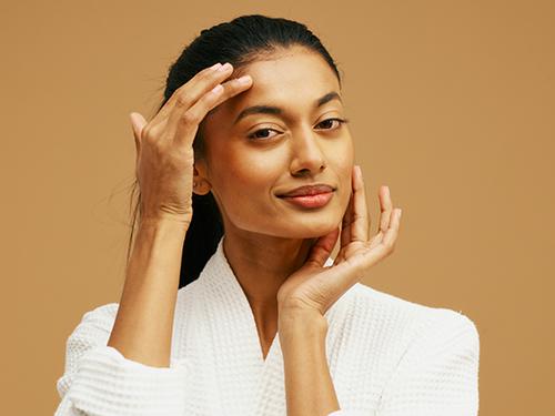 Woman with smooth, radiant skin reflecting the refreshed look supported by the Carboxy facial and firming mask at SVIT Aesthetics in Southlake