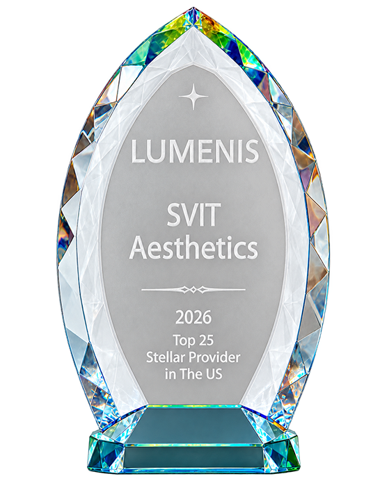 Lumenis 2026 Top 25 Stellar Award presented to SVIT Aesthetics in Southlake, TX